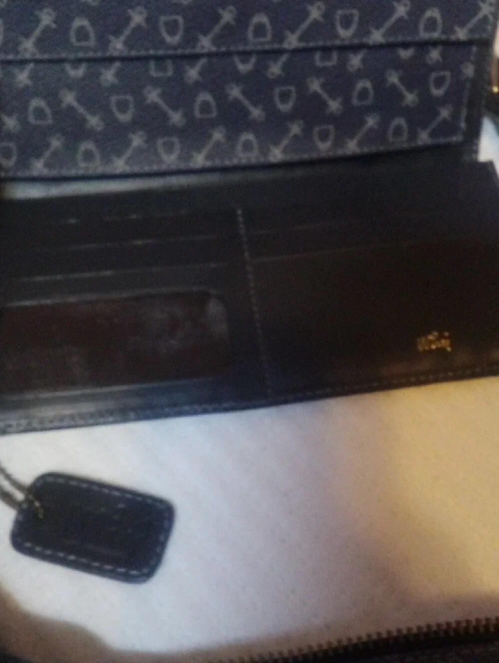Why Classic Black Patterned Shoulder Bag And Wallet